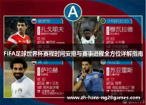 FIFA足球世界杯赛程时间安排与赛事进程全方位详解指南
